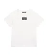 Balmain Cotton Logo Patch T-shirt In White