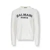 Balmain Logo-embroidered Cotton Sweatshirt