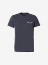 Balmain Short Sleeves Round Neck Straight Hem