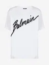 Balmain Cotton Logo-embellished T-shirt In Animal Print