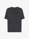 Balmain Vintage Logo T-shirt In Gray