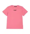 Balmain Cotton Logo T-shirt (4-14 Years) In Pink