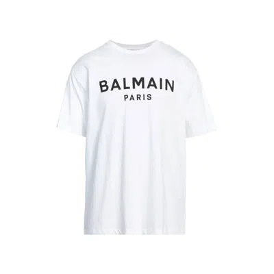 Balmain Cotton Logo T-shirt In White