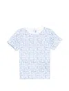 Balmain Cotton Patterned T-shirt In Multi