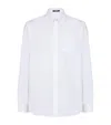 Balmain Cotton Poplin Crest Shirt