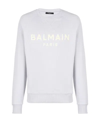 Balmain Cotton Printed  Logo Sweatshirt