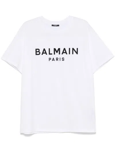 BALMAIN BALMAIN COTTON PRINTED T-SHIRT