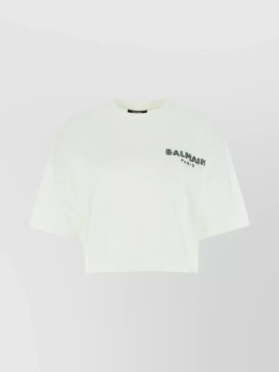 Balmain T-shirt-m Nd  Female In White