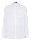 Balmain Cotton Poplin Crest Shirt