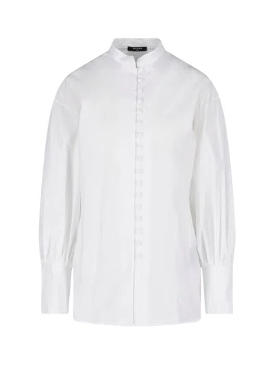 Balmain Cotton Shirt In White
