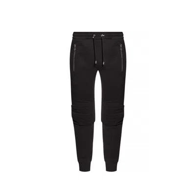 Balmain Cotton Sweatpants In Black