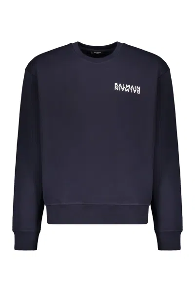 BALMAIN COTTON SWEATSHIRT