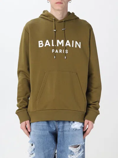 Balmain Sweatshirt  Men Color Kaki