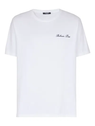 BALMAIN COTTON T-SHIRT