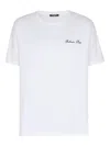 Balmain Paris Signature Embroidered T-shirt In White