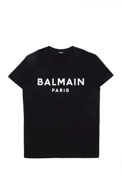 Balmain Cotton T-shirt In Black