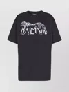 Balmain Leopard Print Cotton T-shirt Clothing In Black