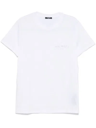 BALMAIN COTTON T-SHIRT SLIM FIT
