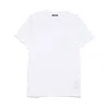 Balmain White Crewneck T-shirt With Logo Lettering On The Front In Cotton Man