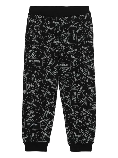 BALMAIN COTTON TRACK PANTS