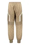 Balmain Cotton Track-pants In Khaki
