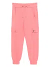 Balmain Cotton Trousers In Pink