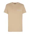 Balmain Beige Logo T-shirt In Neutral