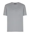 Balmain Cotton Vintage Logo T-shirt In Gray