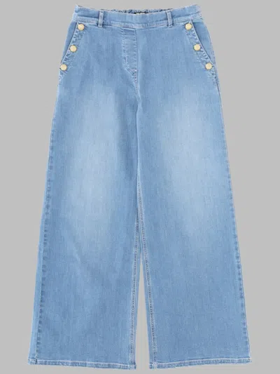 Balmain Cotton-elastane Denim Jeans In Animal Print