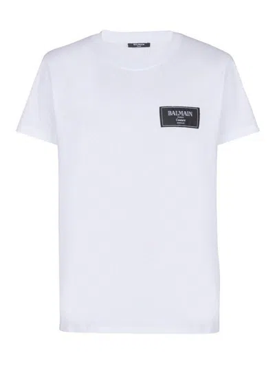 Balmain T-shirt With Logo In White