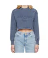 Balmain Couture Embroidered Sweatshirt In Blue
