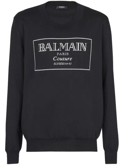 BALMAIN BALMAIN COUTURE LABEL SWEATER