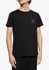 Balmain Couture Label T-shirt In Black