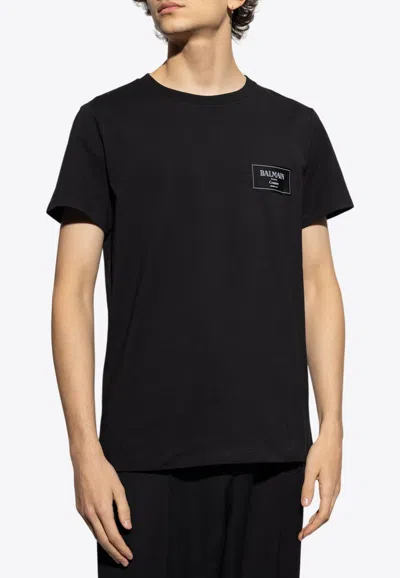 BALMAIN COUTURE LABEL T-SHIRT