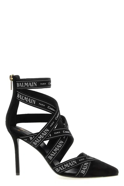 BALMAIN BALMAIN 'COUTURE RIBBON-PRINT' PUMPS
