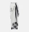 Balmain Couture Silk Beach Cover-up