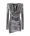 Balmain Dress In Gray