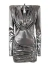 Balmain Dress In Plata