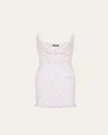 Balmain Tweed Cowl-neck Mini Dress