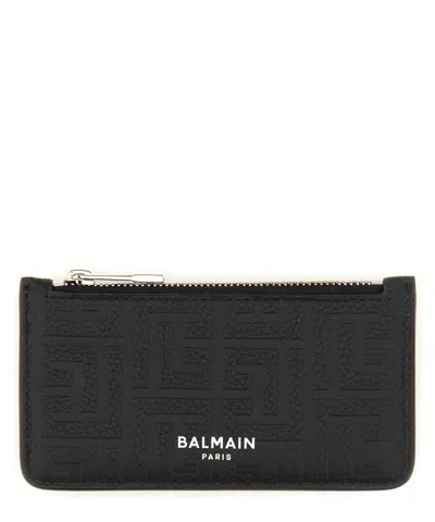 Balmain Credit Card Holder In Black