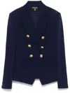 Balmain Crepe Blazer In 蓝色