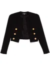 Balmain Six-button Jacket In Black