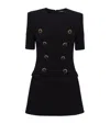 BALMAIN CREPE MINI DRESS