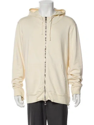 Pre-owned Balmain Crew Neck Long Sleeve Hoodie In Neutral