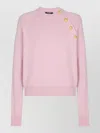 Balmain Cashmere Sweater Sweaters And Cardigans Pink In Pink