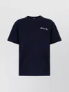 Balmain Crew Neck Short Sleeve T-shirt In Blue
