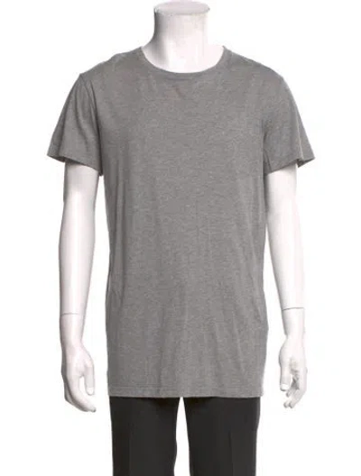Pre-owned Balmain Crew Neck Short Sleeve T-shirt In Gray