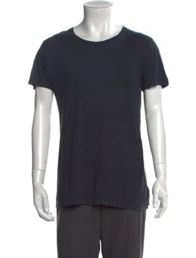 Pre-owned Balmain Crew Neck Short Sleeve T-shirt In Gray