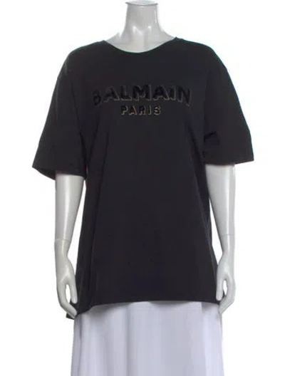 Pre-owned Balmain Crew Neck Short Sleeve T-shirt In Multi