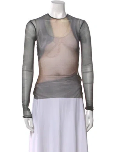 Pre-owned Balmain Crew Neck Sleeveless Top In Multi